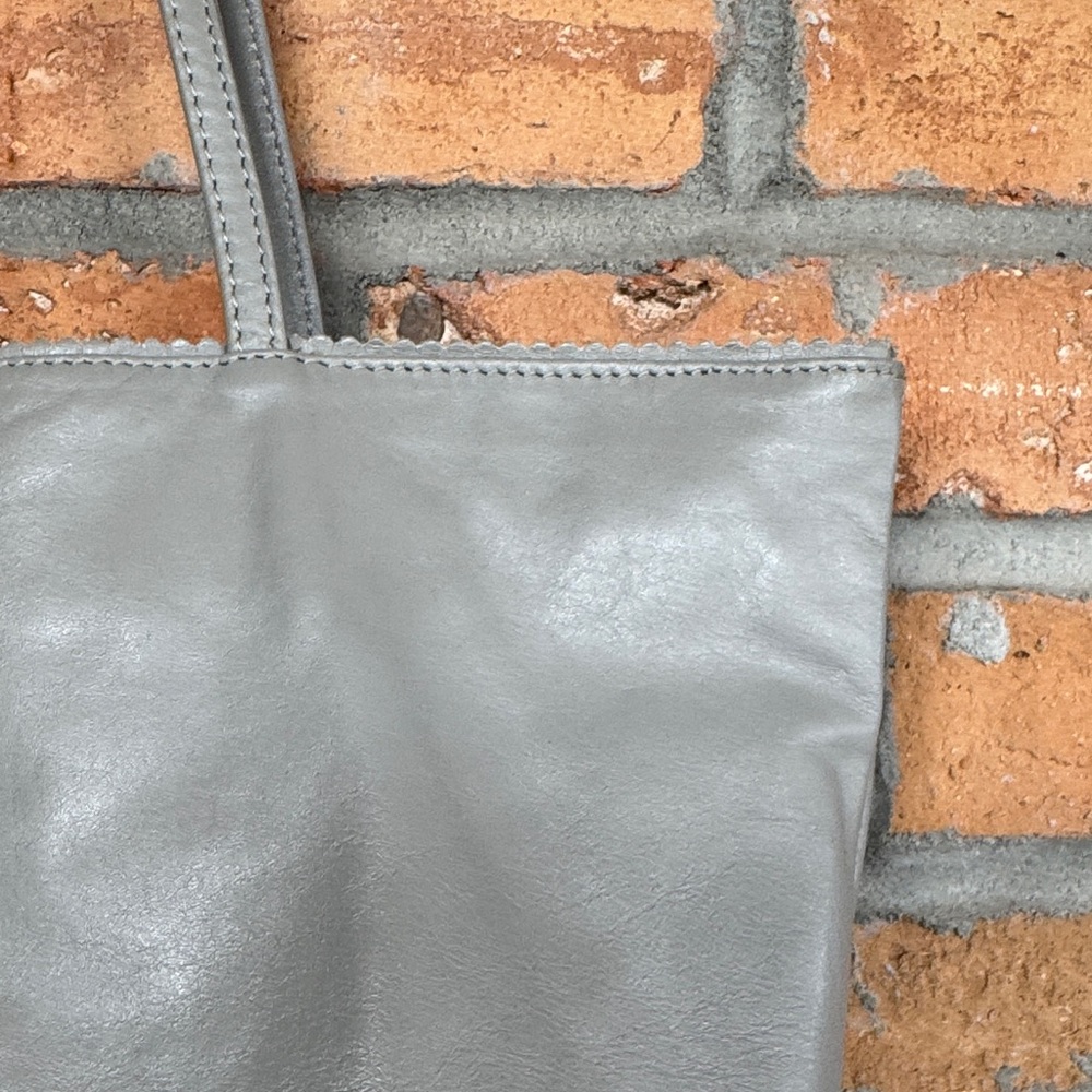Latico Elegant Gray Leather Tote - Picture 5 of 16